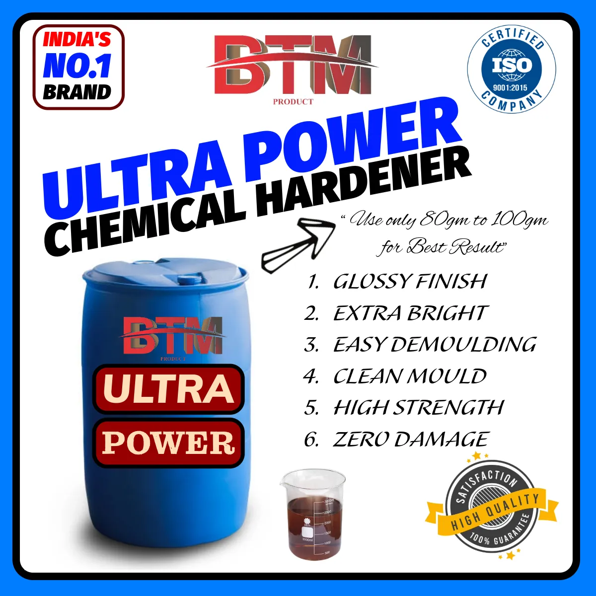 BTM Ultra Power Chemical Hardener: Full Details